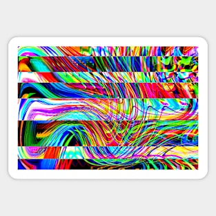 colorful swirls Sticker